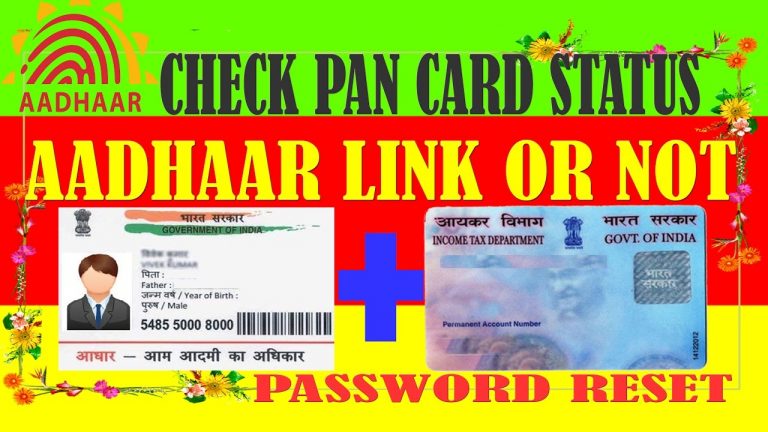 Aadhaar Card Link With Pan Card