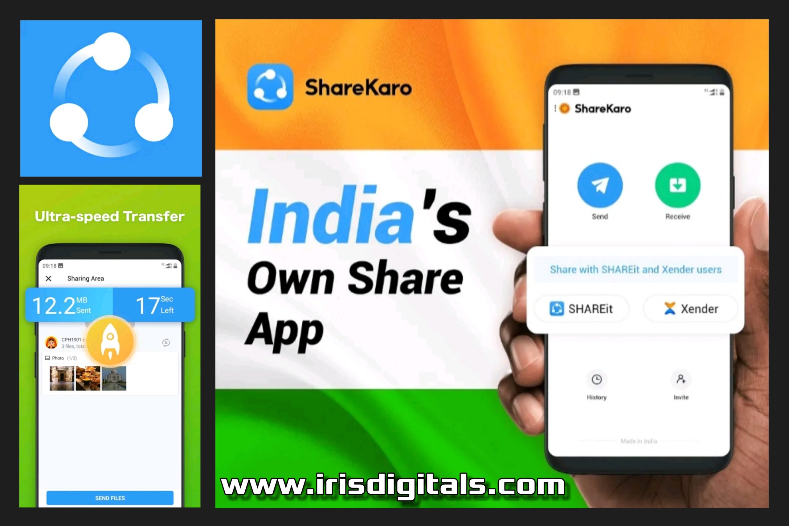 Shareit Alternative, Fast Files Transfer App Share Karo