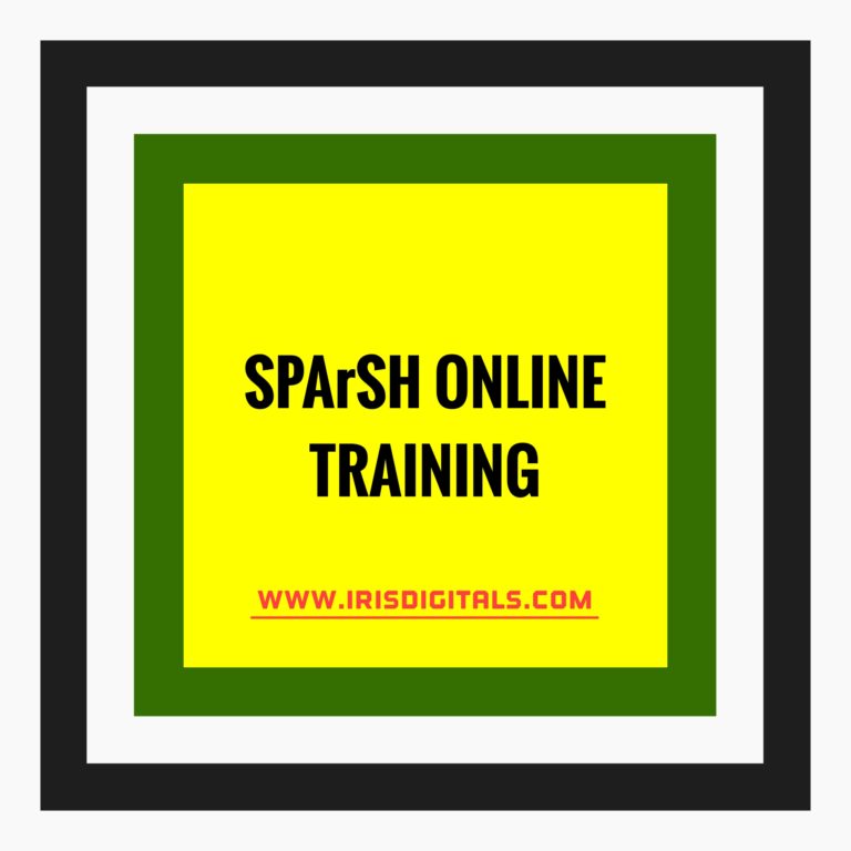 SPArSH Online Training