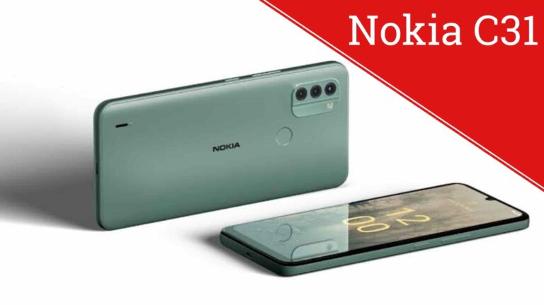 Nokia C31 smartphone launched in India